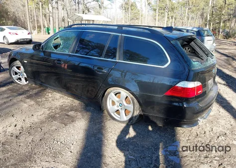 2008 BMW 535Xi z USA, uszkodzony, nr VIN WBAPT73598CX00340